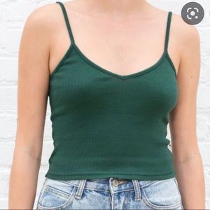 Brandy Melville Lorene Tank in Forest Green